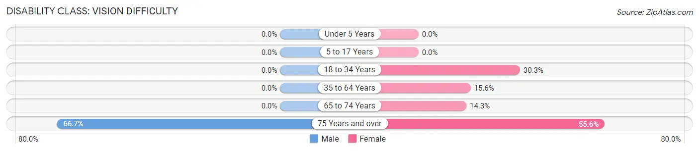 Disability in Henderson: <span>Vision Difficulty</span>