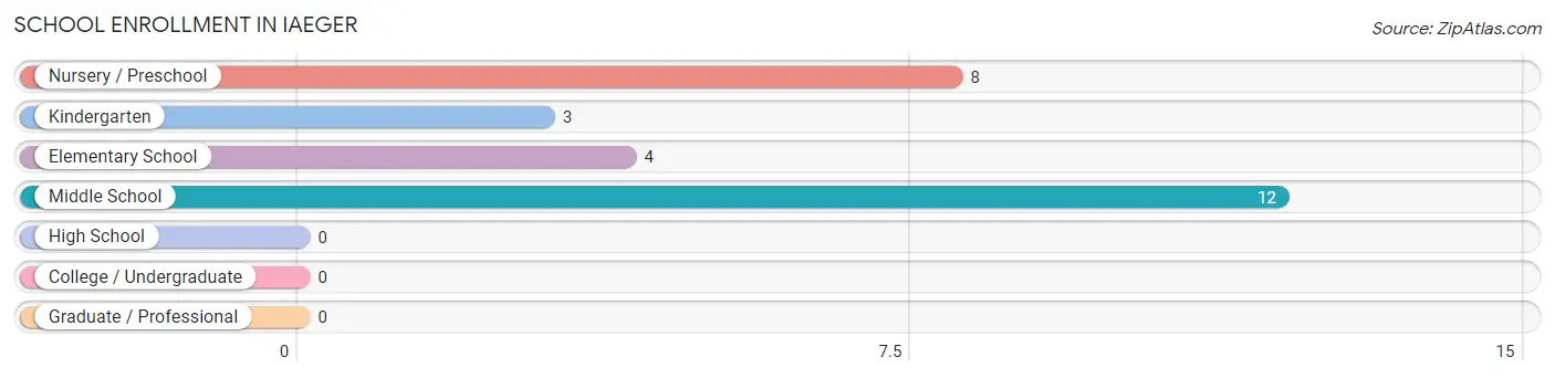 School Enrollment in Iaeger