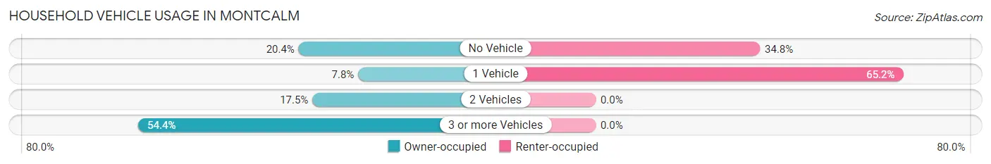 Household Vehicle Usage in Montcalm