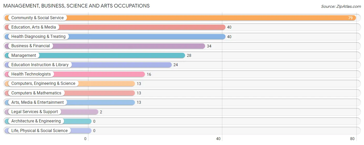 Management, Business, Science and Arts Occupations in Ronceverte