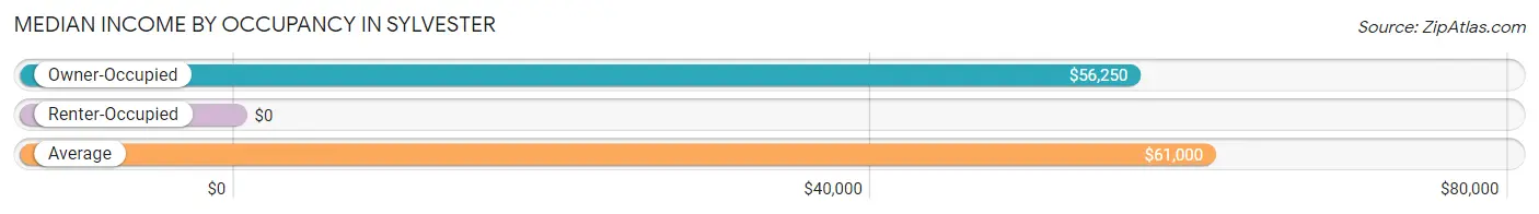 Median Income by Occupancy in Sylvester