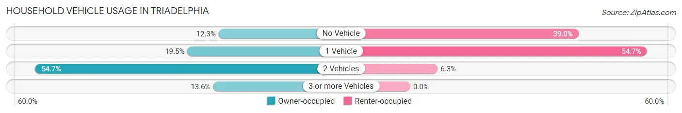 Household Vehicle Usage in Triadelphia