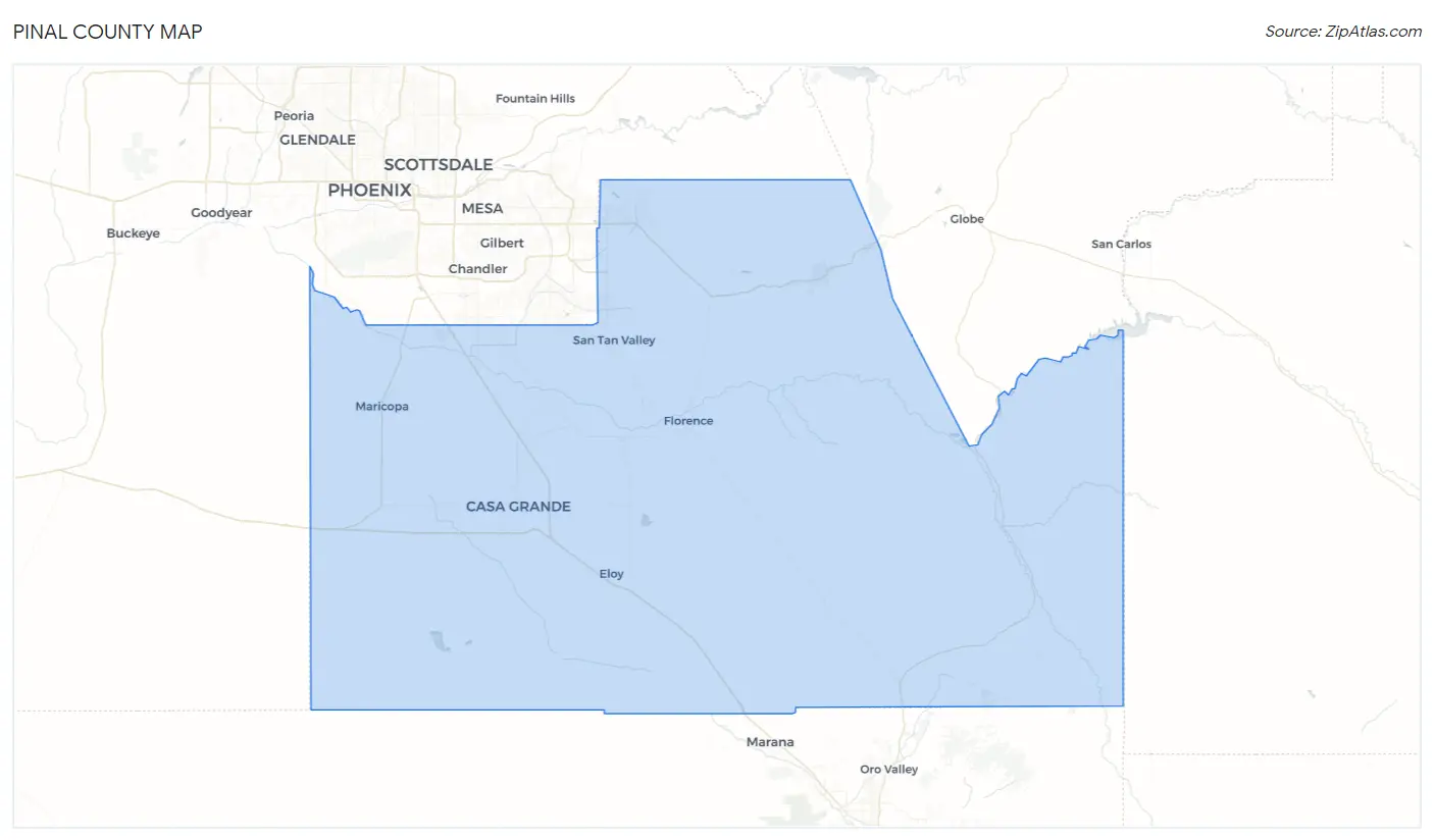 Pinal County Map