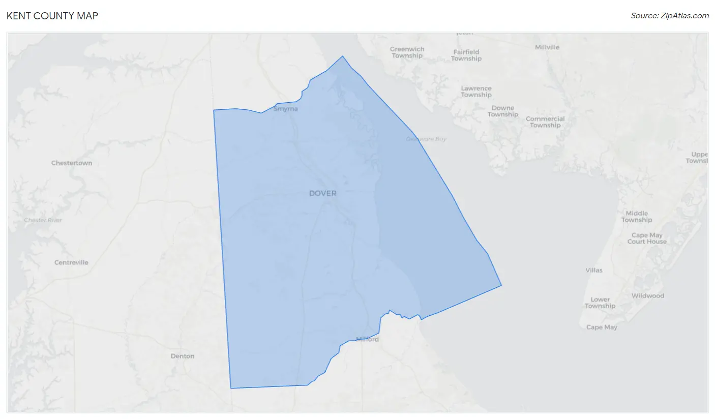 Kent County Map