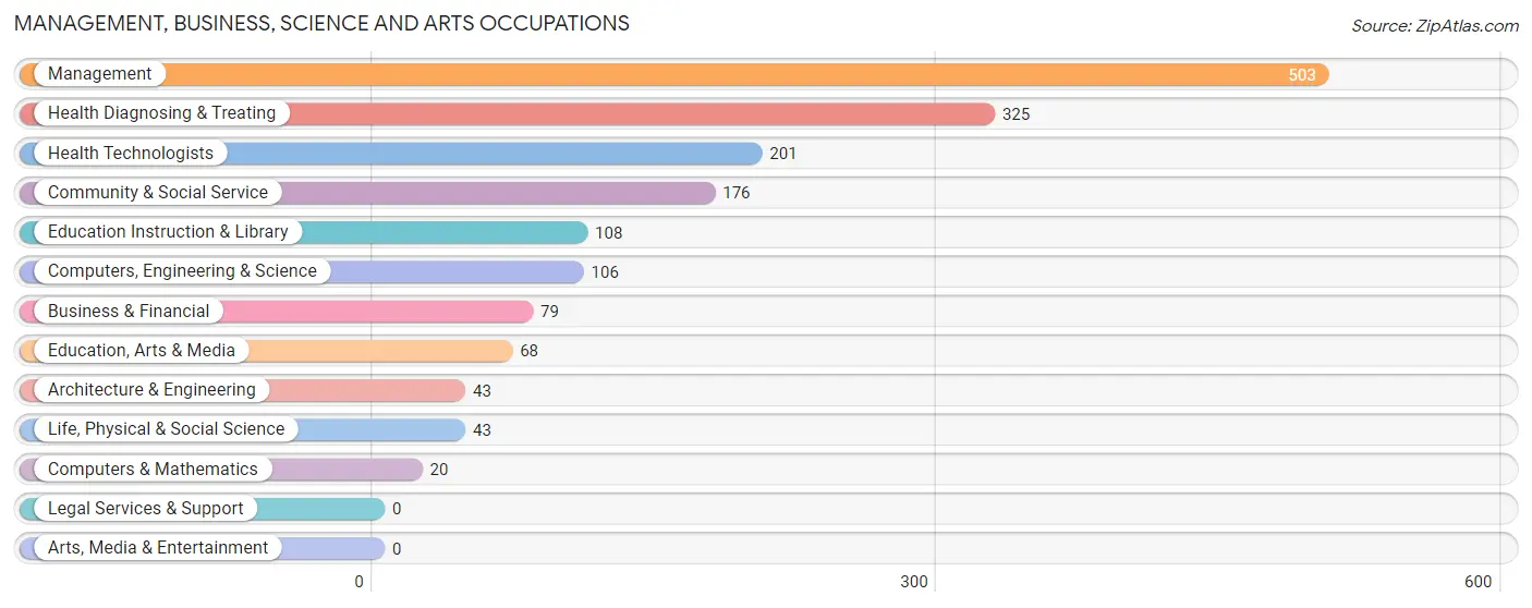 Management, Business, Science and Arts Occupations in Dooly County