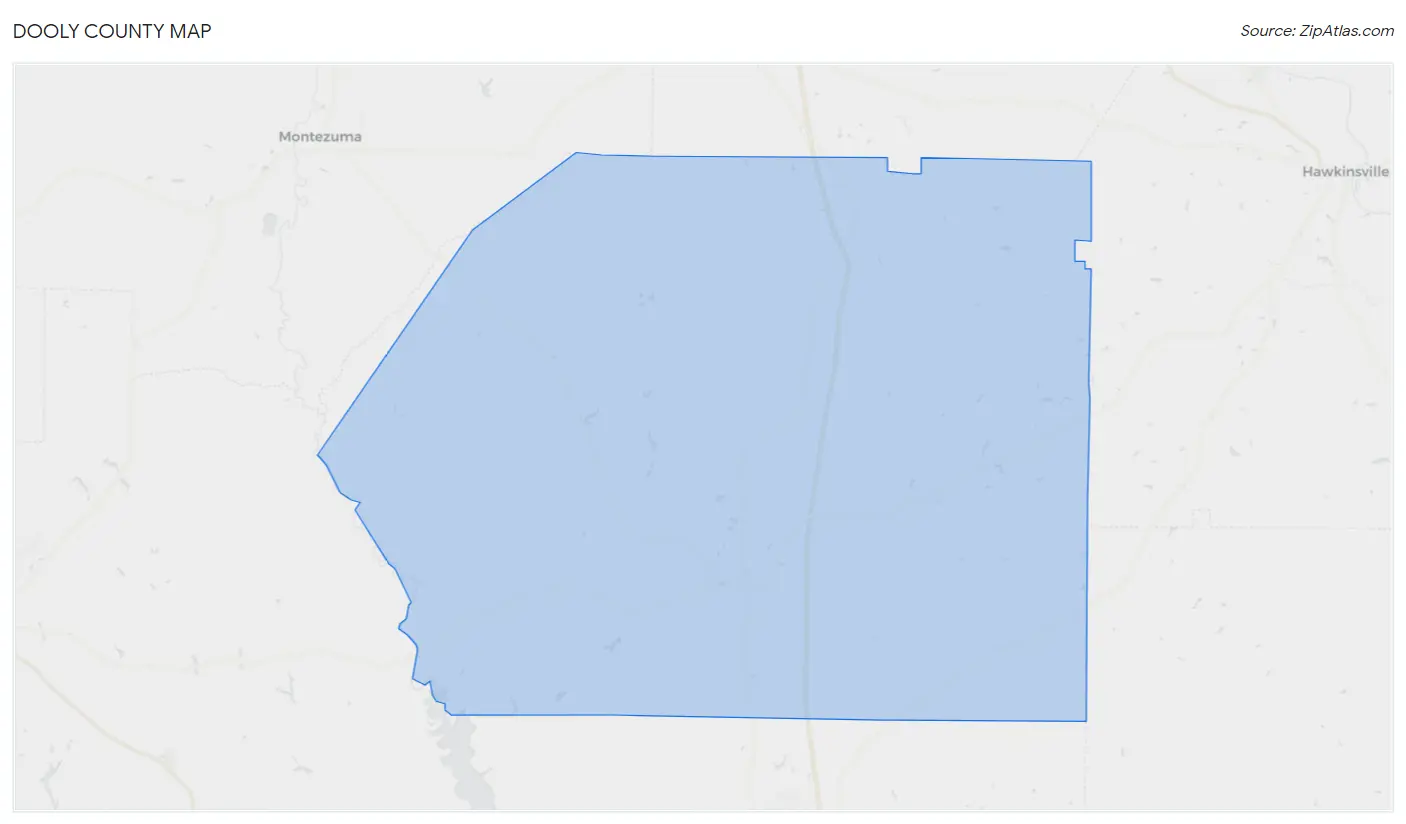 Dooly County Map