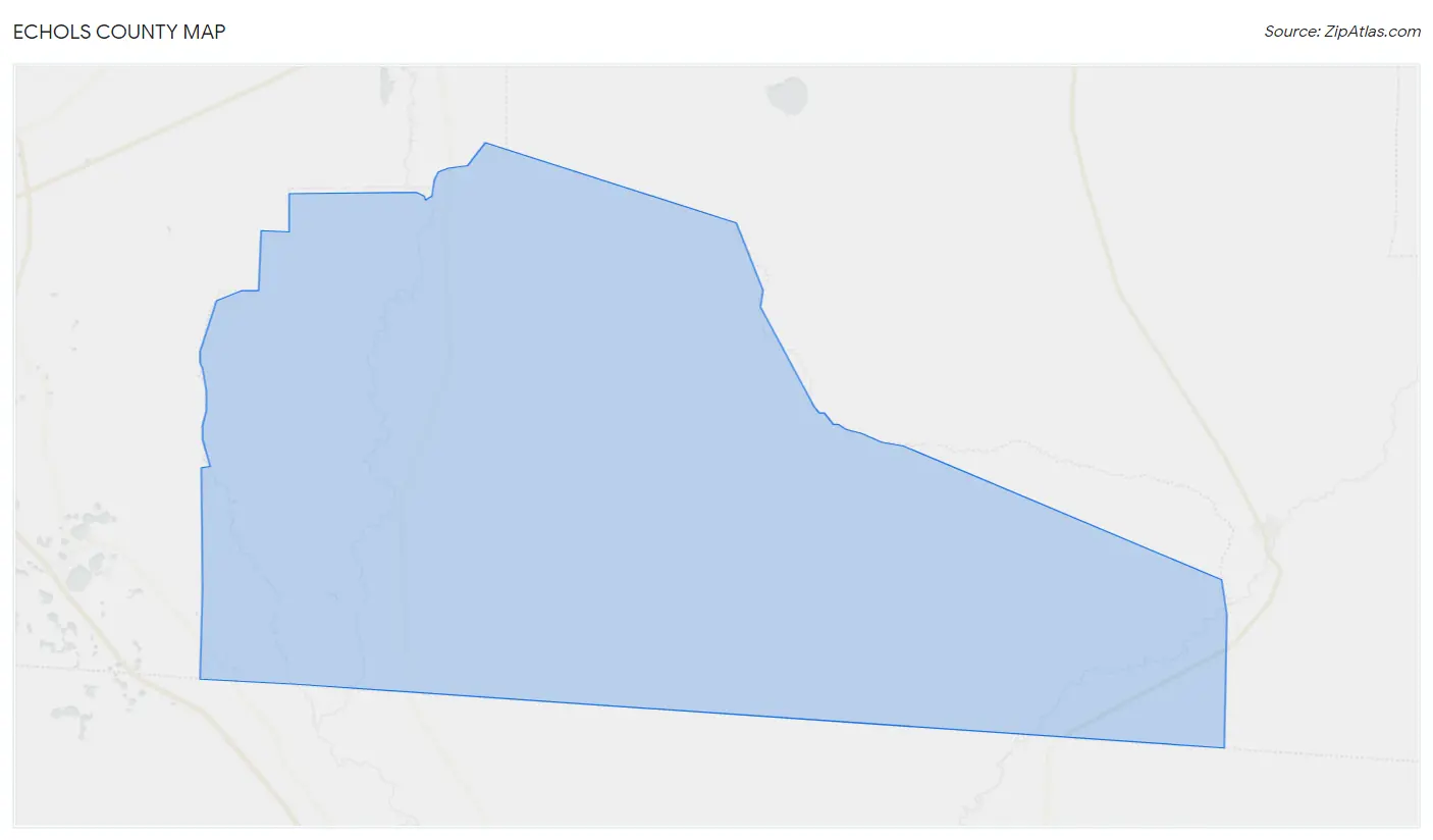 Echols County Map
