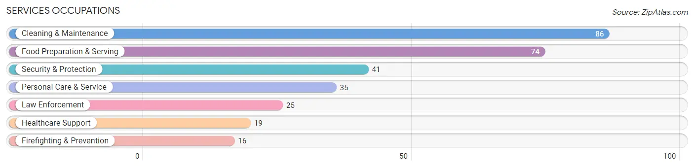 Services Occupations in Echols County