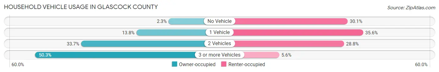 Household Vehicle Usage in Glascock County