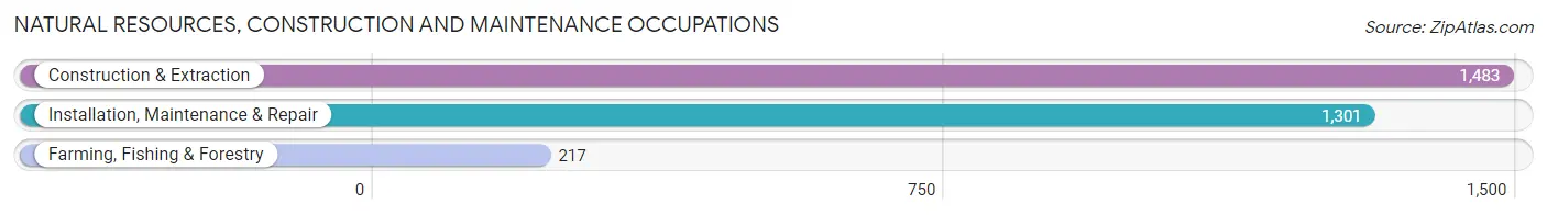 Natural Resources, Construction and Maintenance Occupations in Gordon County