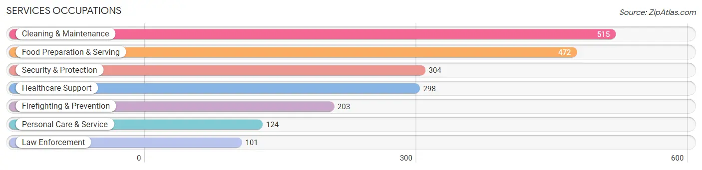 Services Occupations in Grady County