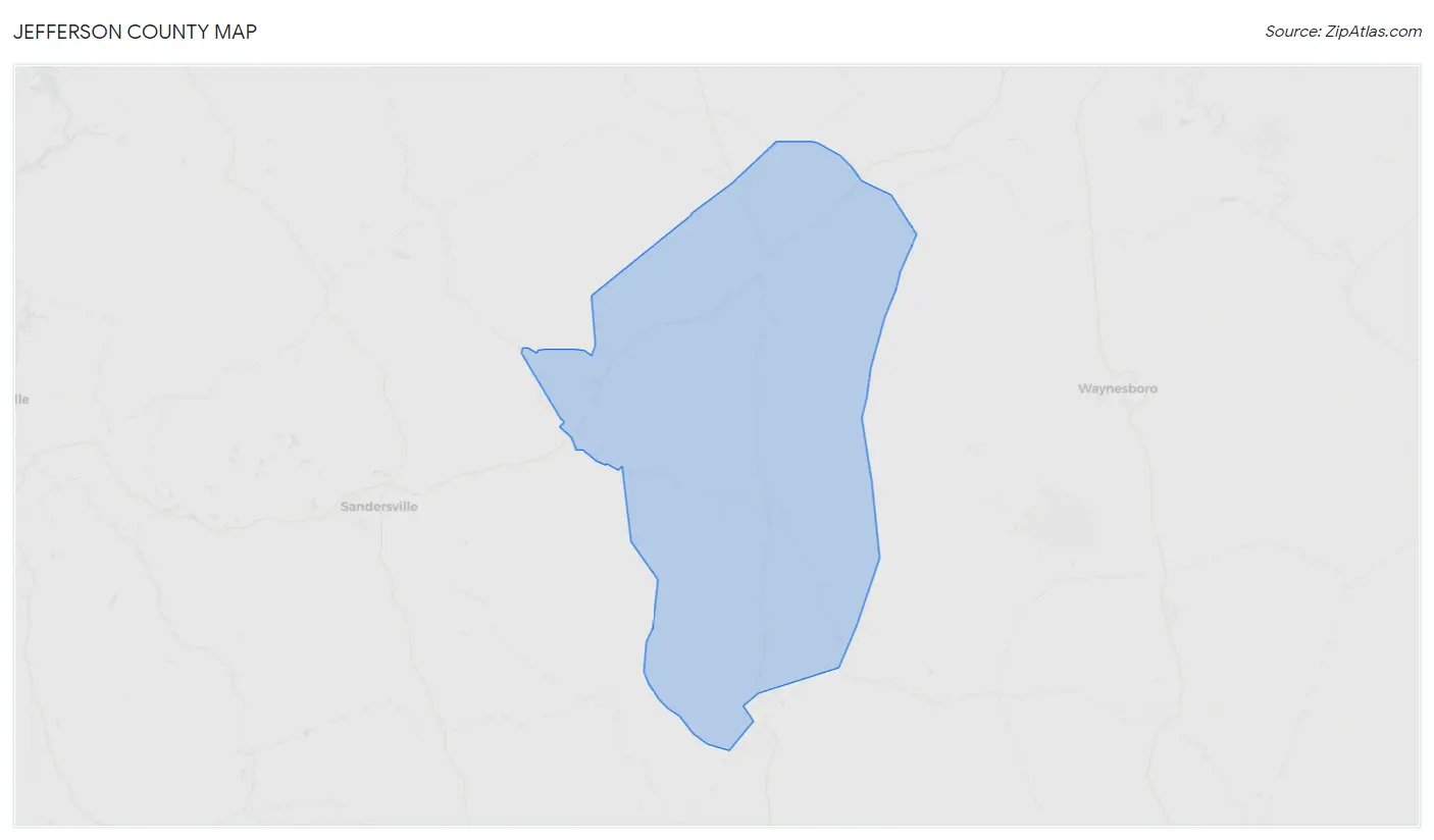 Jefferson County Map