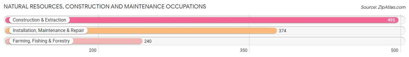 Natural Resources, Construction and Maintenance Occupations in Mitchell County