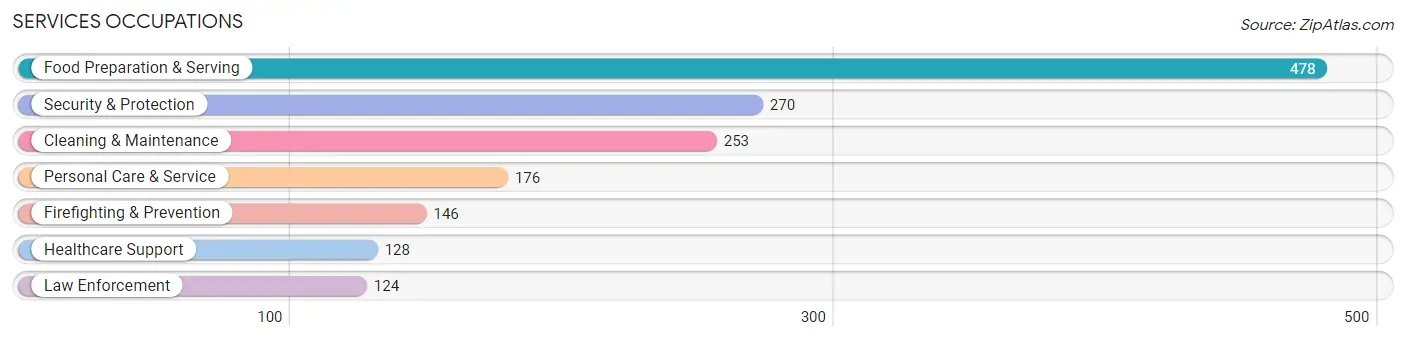 Services Occupations in Morgan County