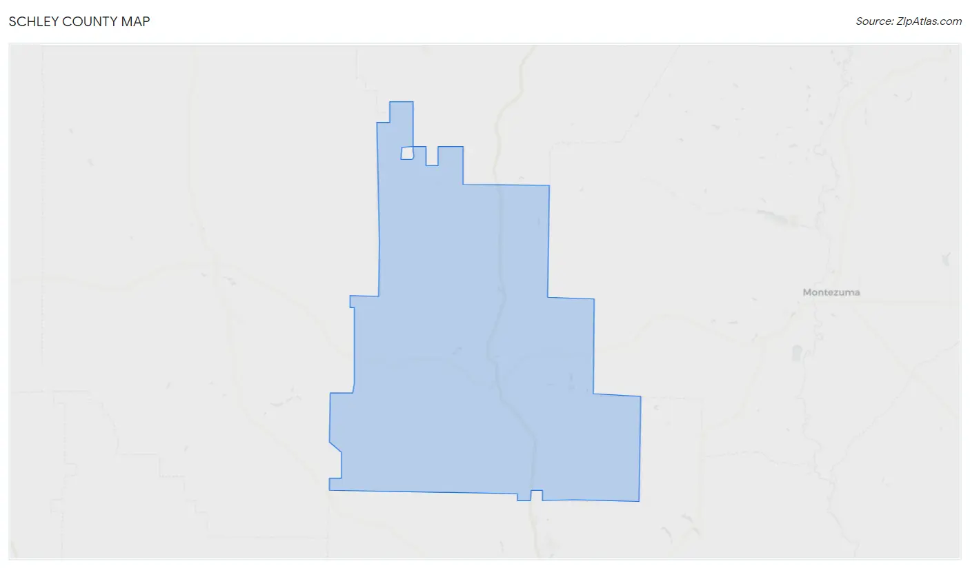 Schley County Map