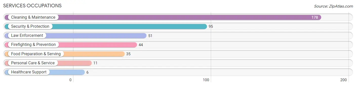 Services Occupations in Schley County