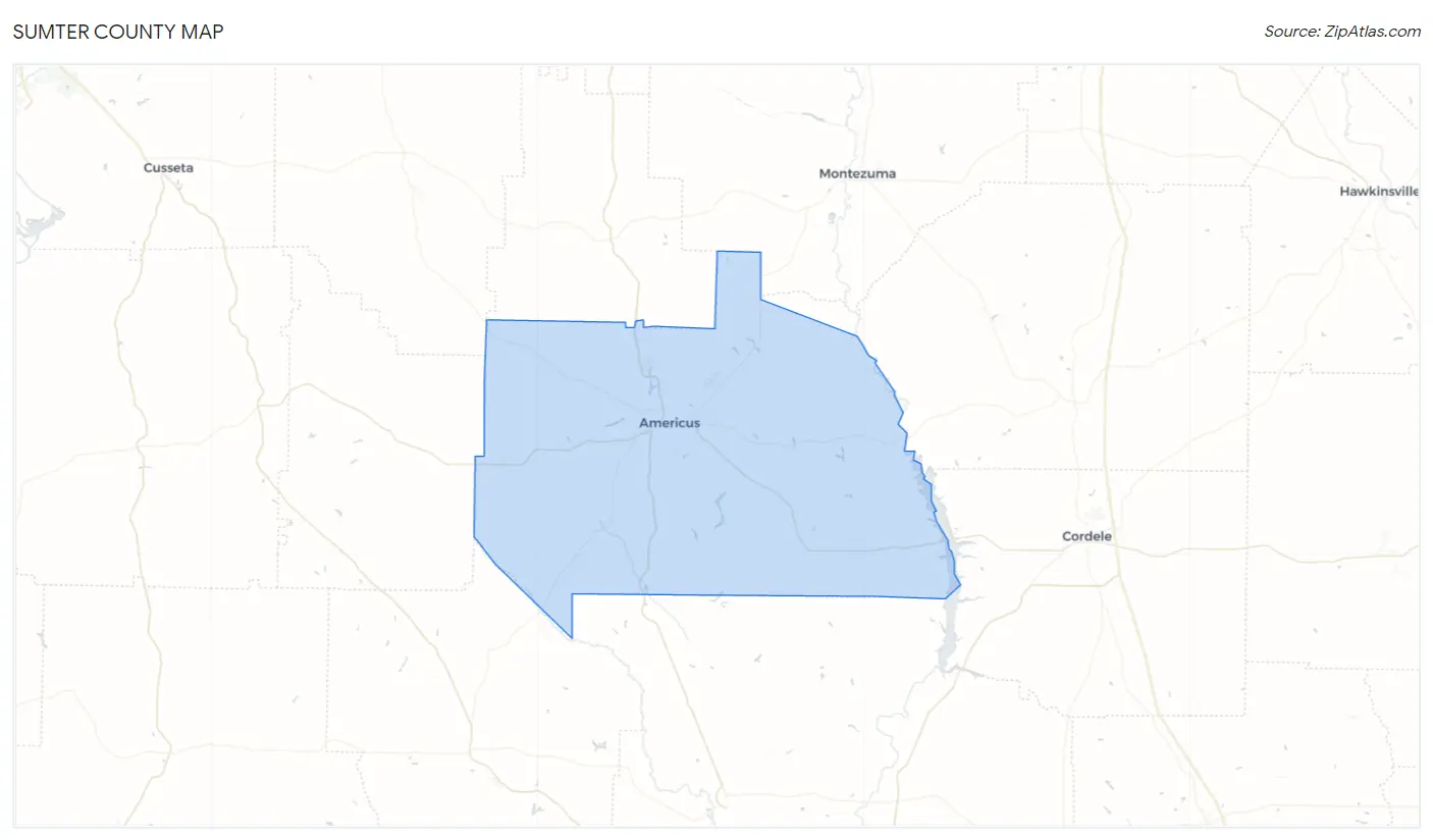 Sumter County Map