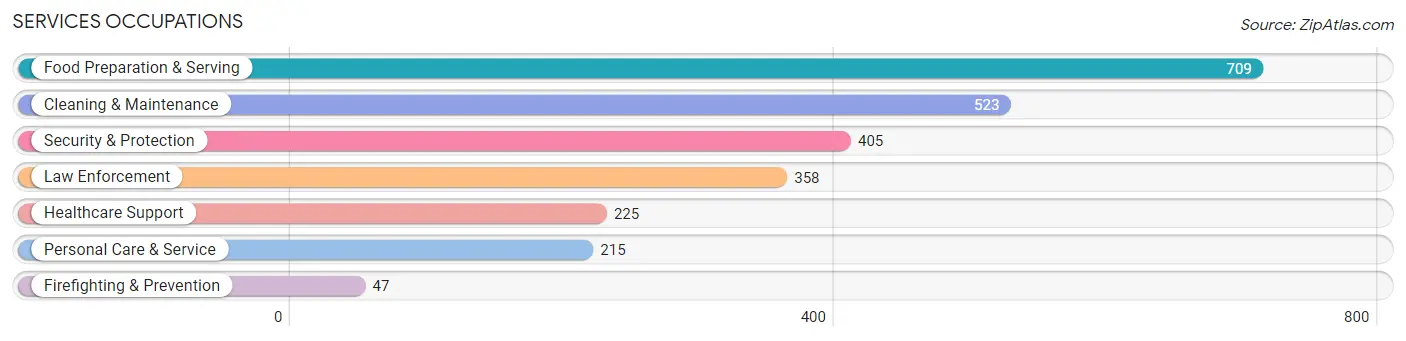 Services Occupations in Sumter County