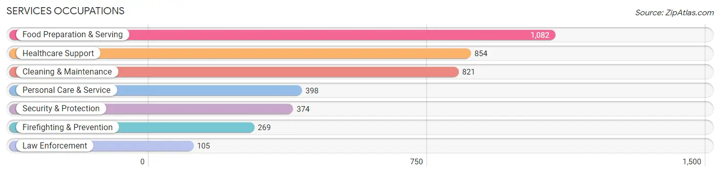 Services Occupations in Thomas County