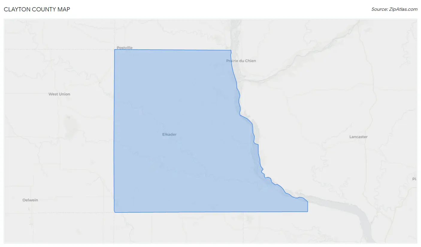 Clayton County Map