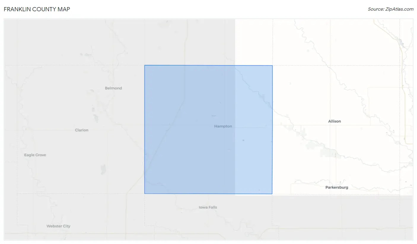 Franklin County Map