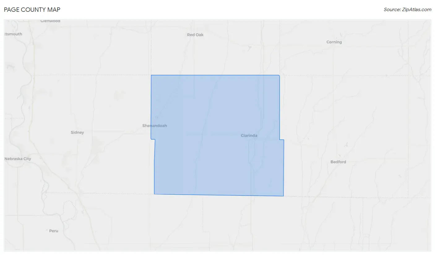 Page County Map