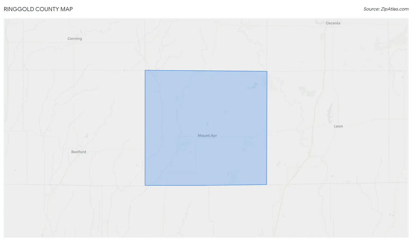 Ringgold County Map