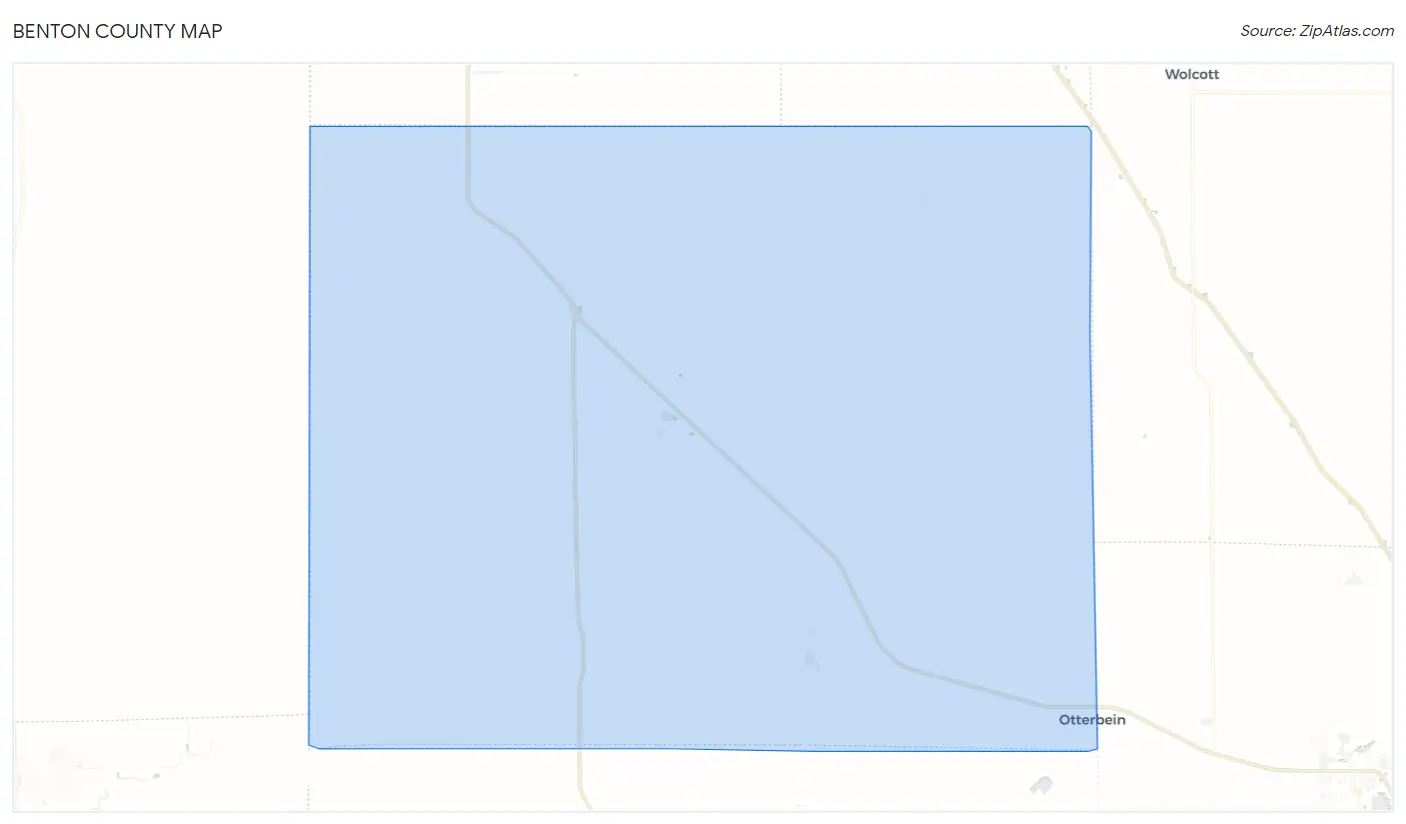 Benton County Map