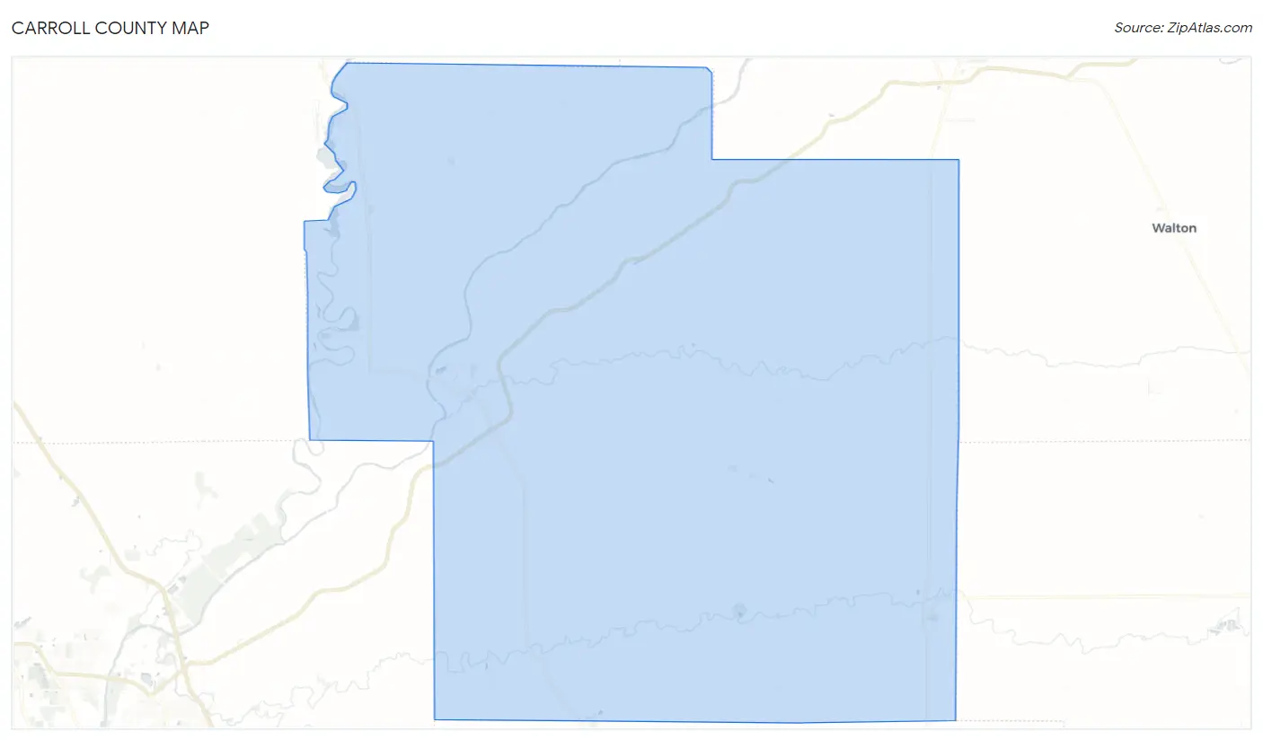 Carroll County Map