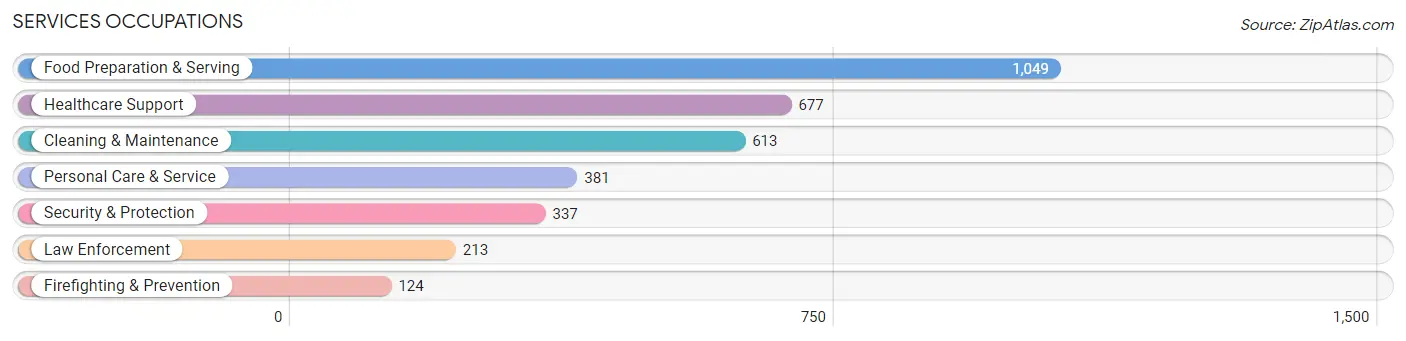 Services Occupations in Cass County