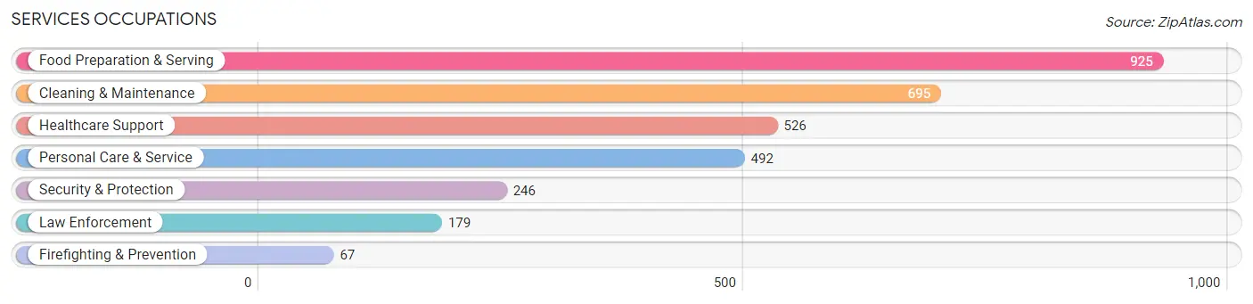 Services Occupations in DeKalb County