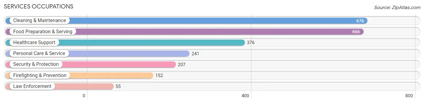 Services Occupations in Gibson County