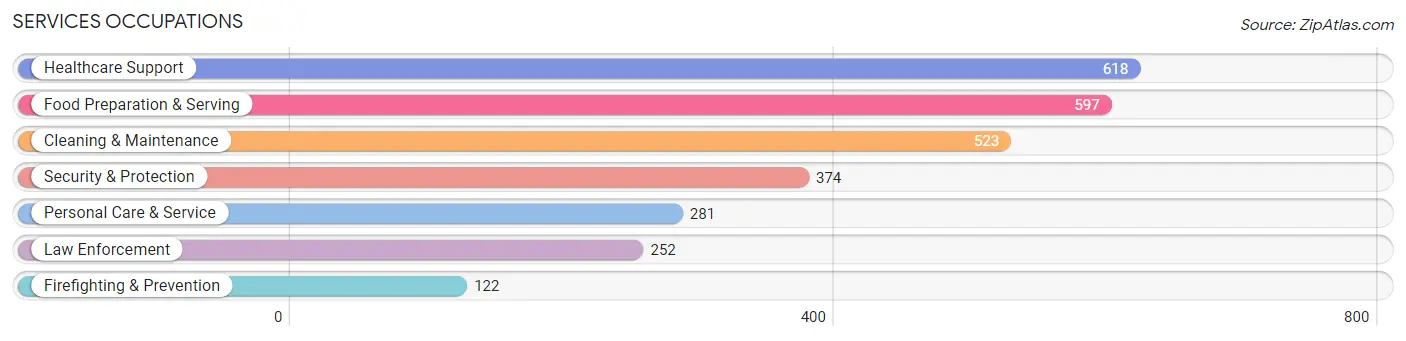 Services Occupations in Greene County