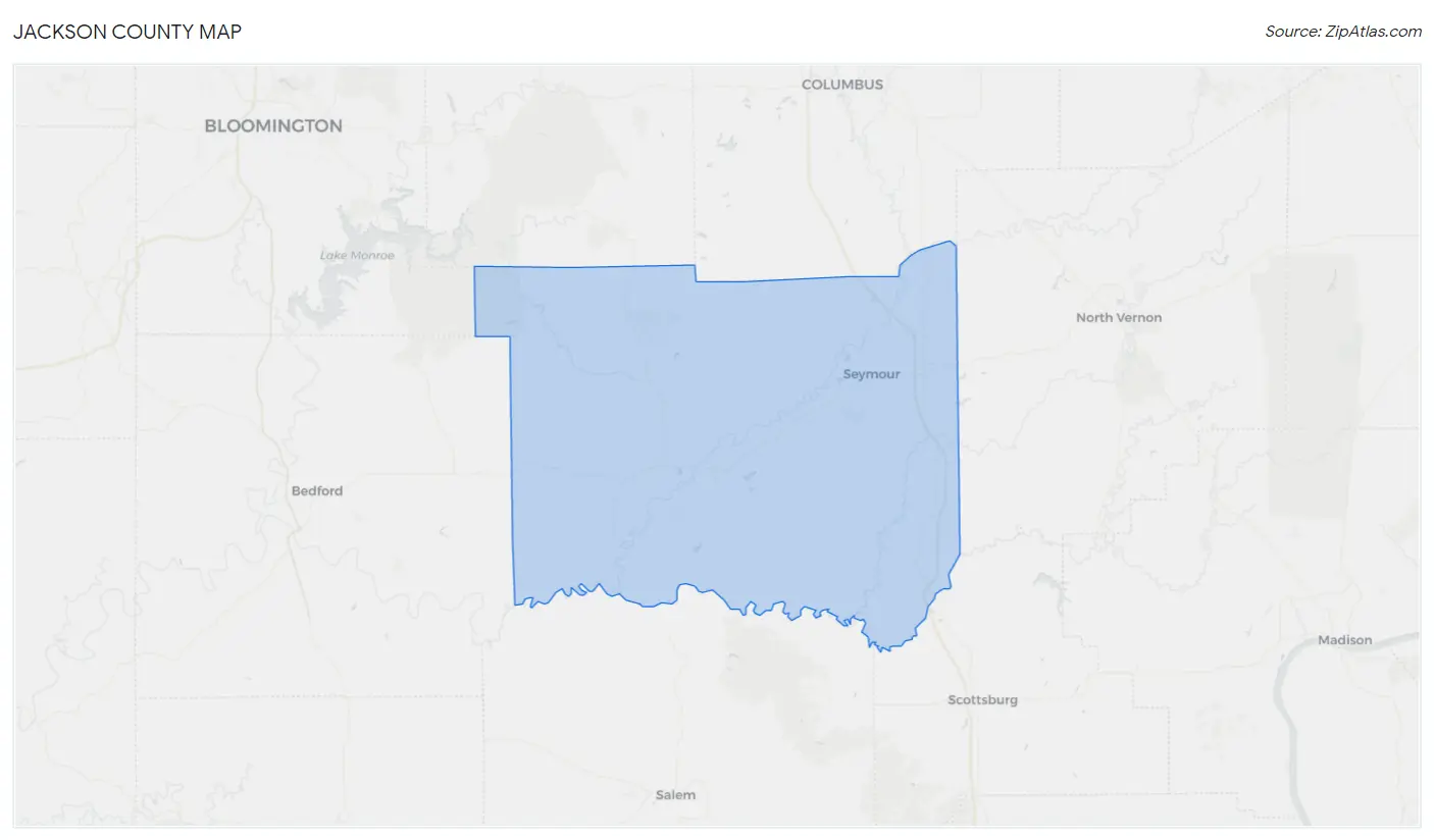 Jackson County Map