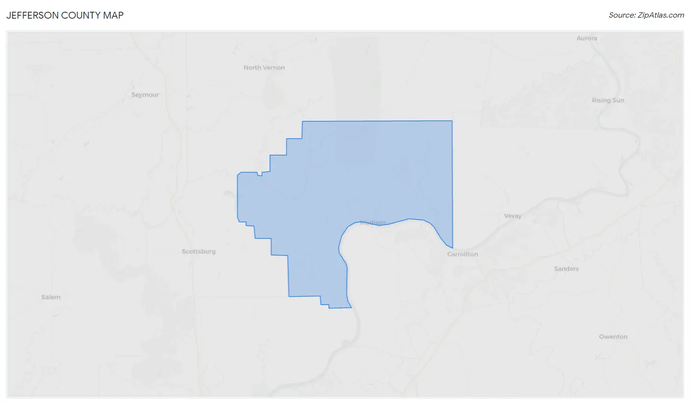 Jefferson County Map