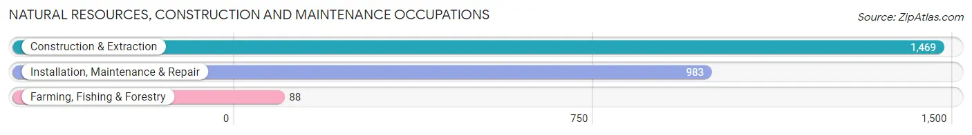 Natural Resources, Construction and Maintenance Occupations in Lawrence County