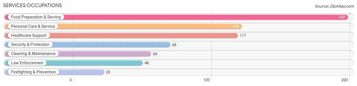 Services Occupations in Martin County