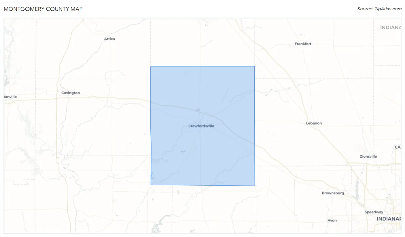 Montgomery County Map