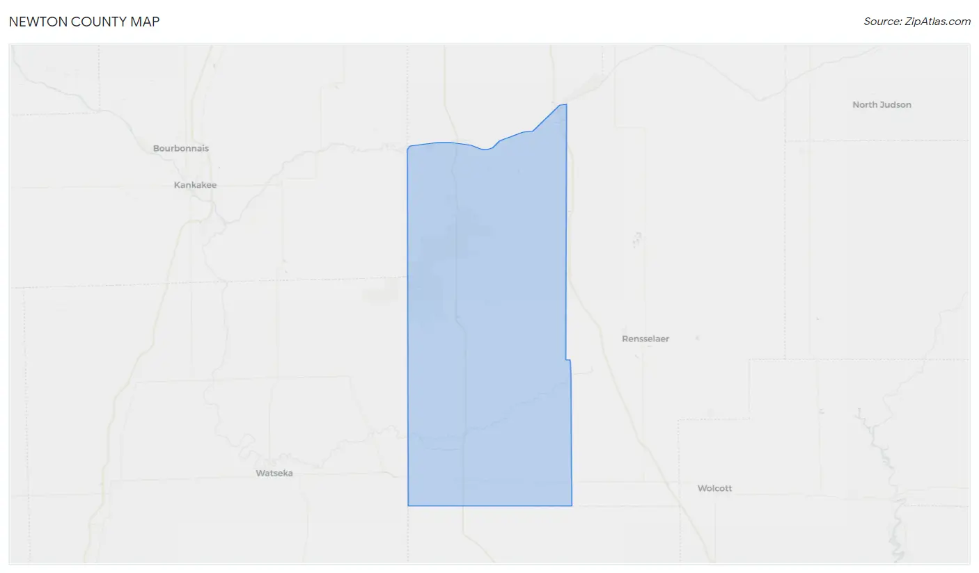 Newton County Map