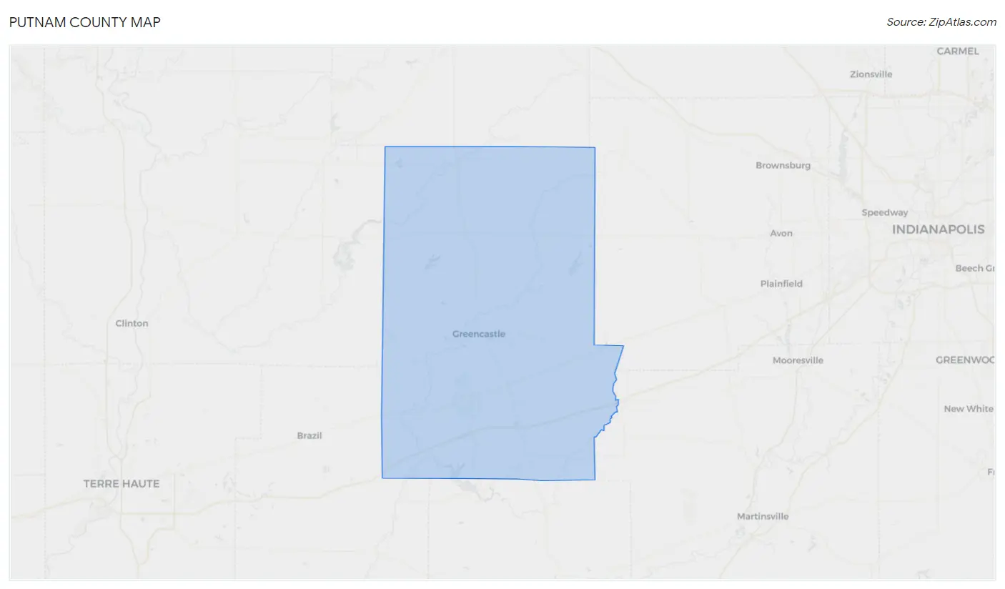 Putnam County Map