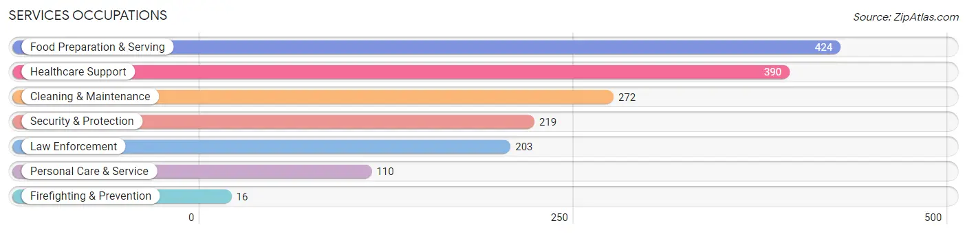 Services Occupations in Scott County