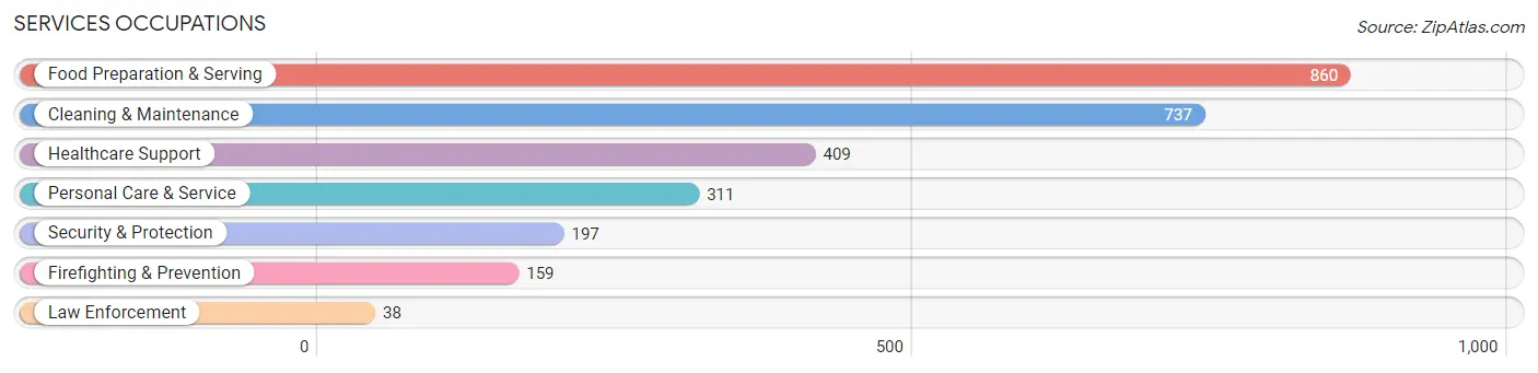 Services Occupations in Steuben County