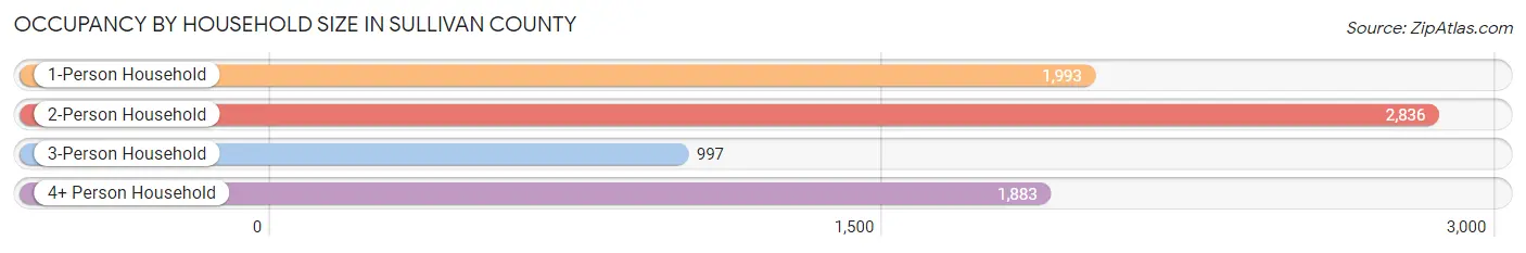 Occupancy by Household Size in Sullivan County