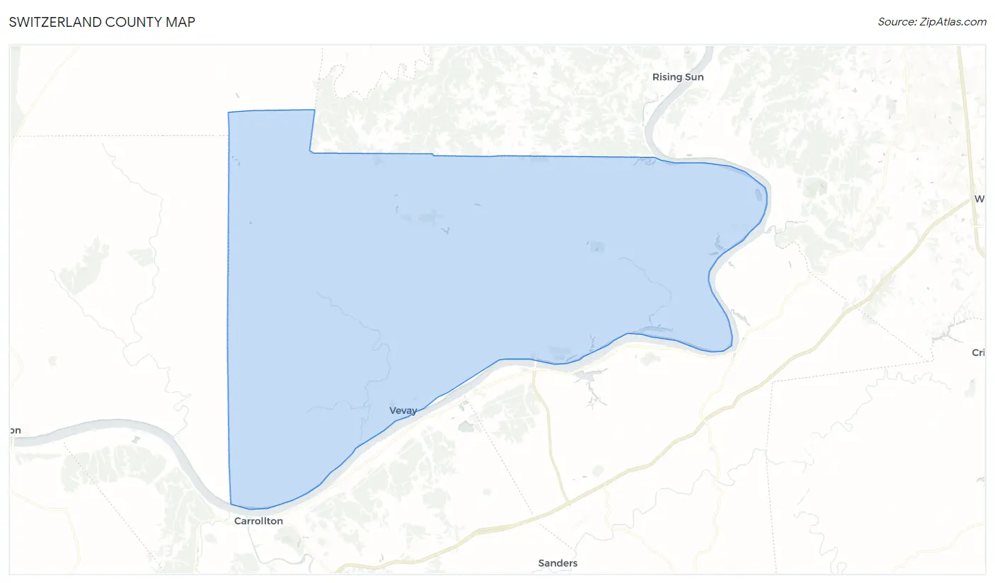 Switzerland County Map