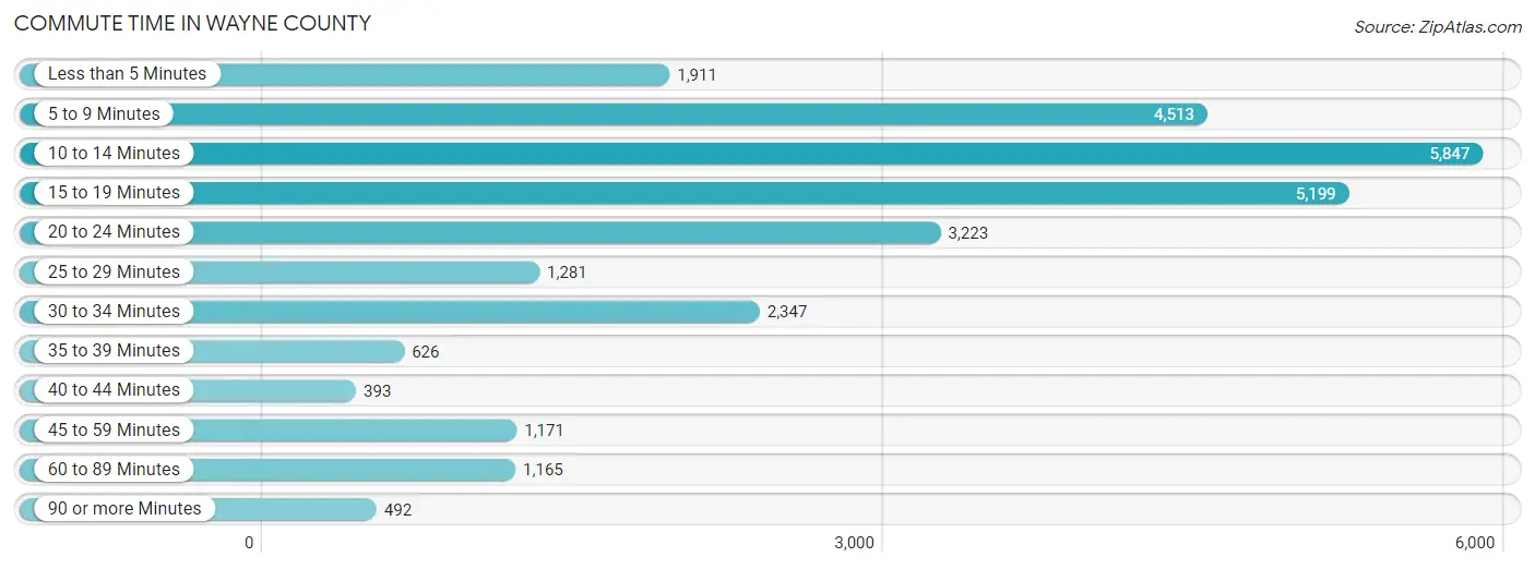 Commute Time in Wayne County