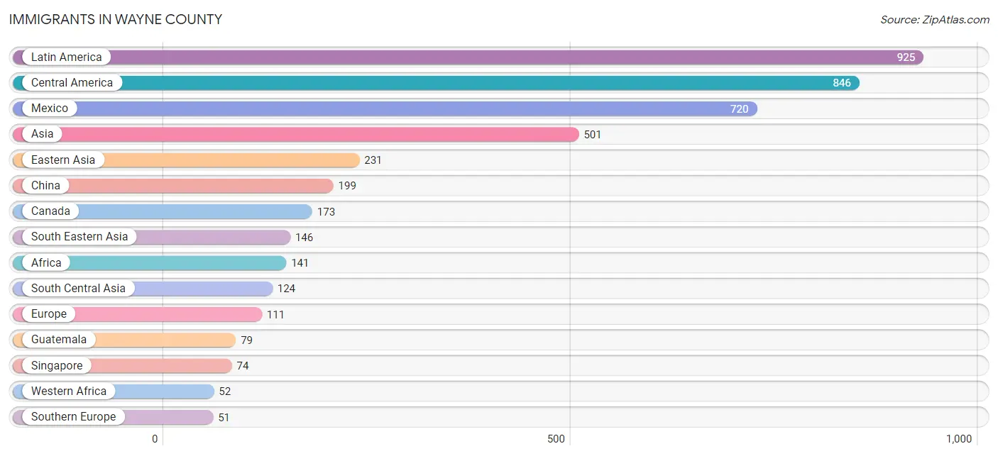 Immigrants in Wayne County
