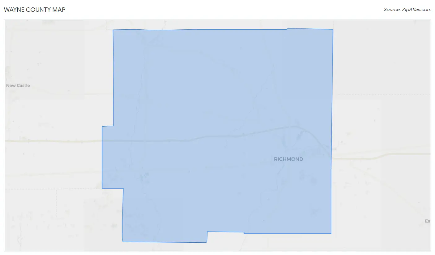 Wayne County Map