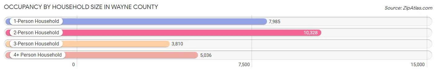 Occupancy by Household Size in Wayne County