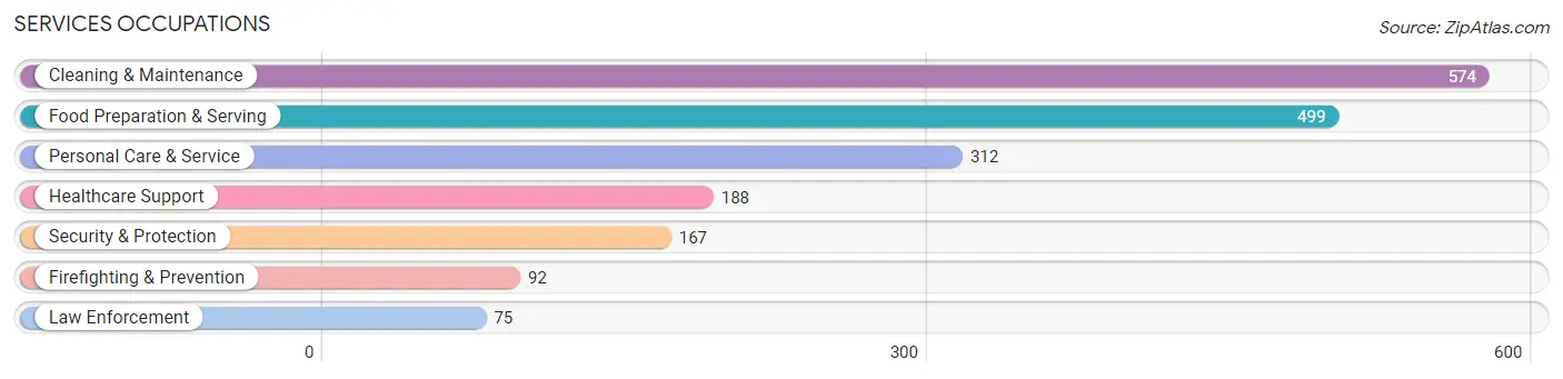 Services Occupations in White County