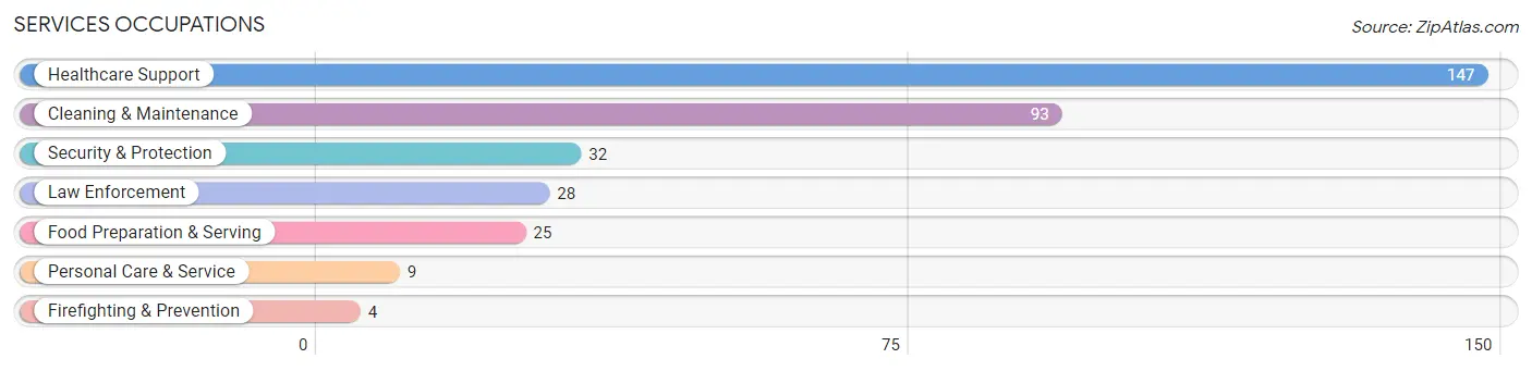 Services Occupations in Chautauqua County